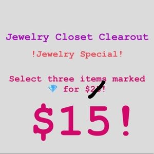 Jewelry Closet Clearout!